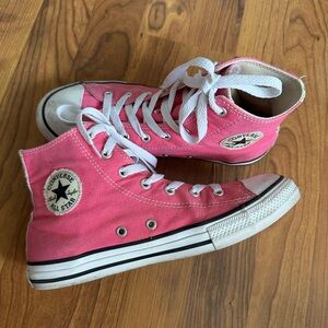 Converse Pink High-Top Sneakers